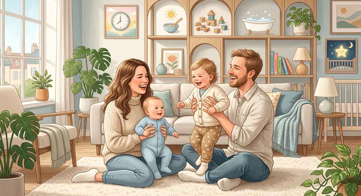 اهمیت روتین روزانه برای نوزاد و کودک